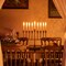 Vintiquewise Wall Mount 9-Branch Hanukkah Menorah Illuminated Display Contemporary Decorative Accent Judaica Centerpiece and Meaningful Gift for Hanukkah Celebrations, Modern Black
